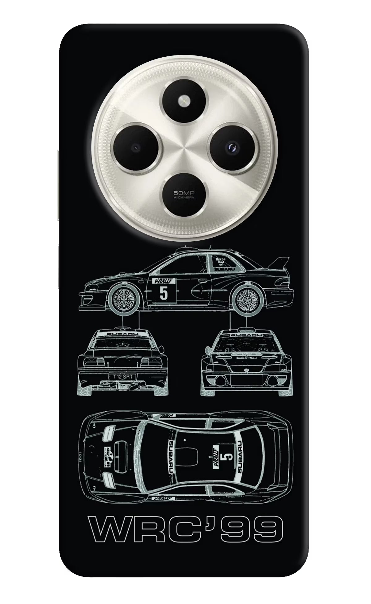 WRC'99 Poco C75 5G Hard Case Back Cover by Casekaro