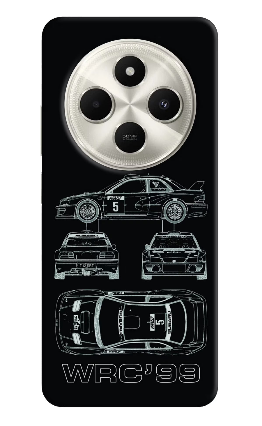 WRC'99 Poco C75 5G Back Cover, Hard case