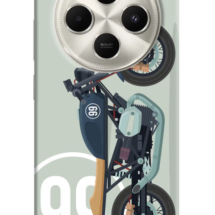 Classic Cafe Racer 99 Poco C75 5G Hard Case Back Cover by Casekaro