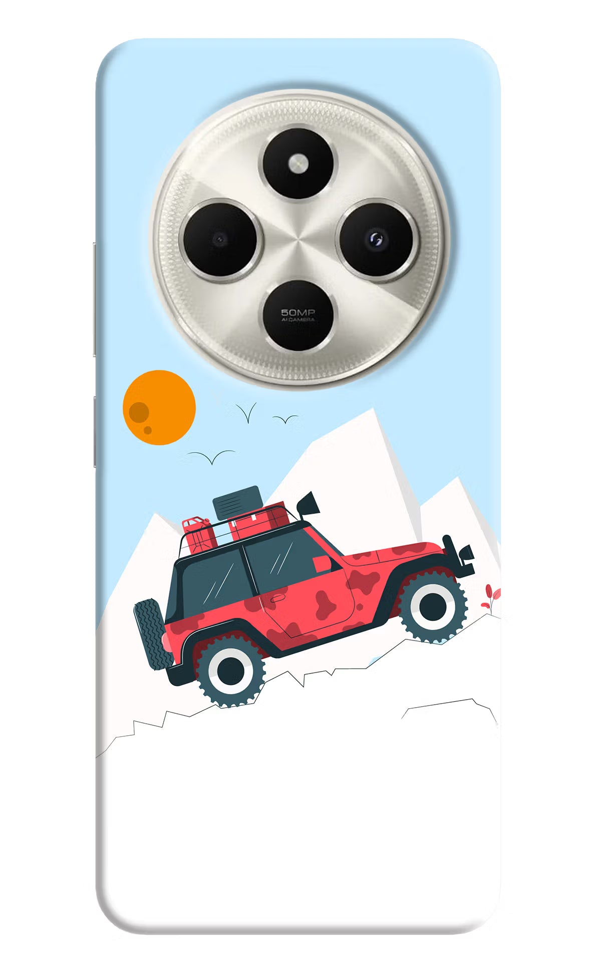 Mountain Trail Beast Poco C75 5G Hard Case Back Cover by Casekaro