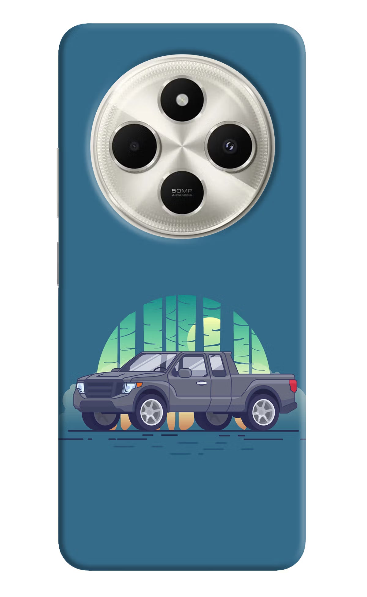 Retro Garage Vibe Poco C75 5G Hard Case Back Cover by Casekaro