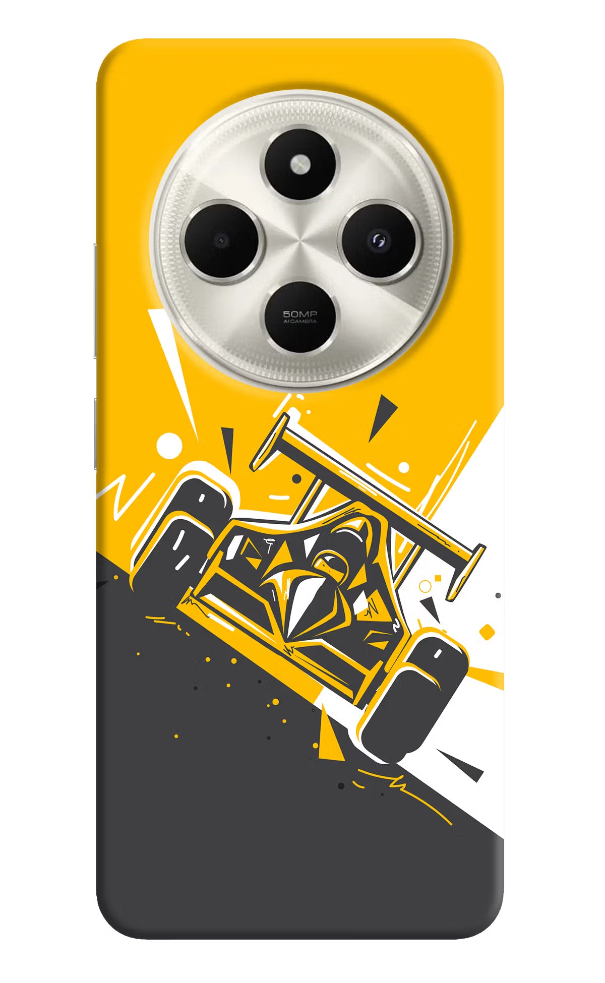 Track King Poco C75 5G Hard Case Back Cover by Casekaro