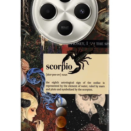 Scorpio Zodiac Poco C75 5G Hard Case Back Cover by Casekaro