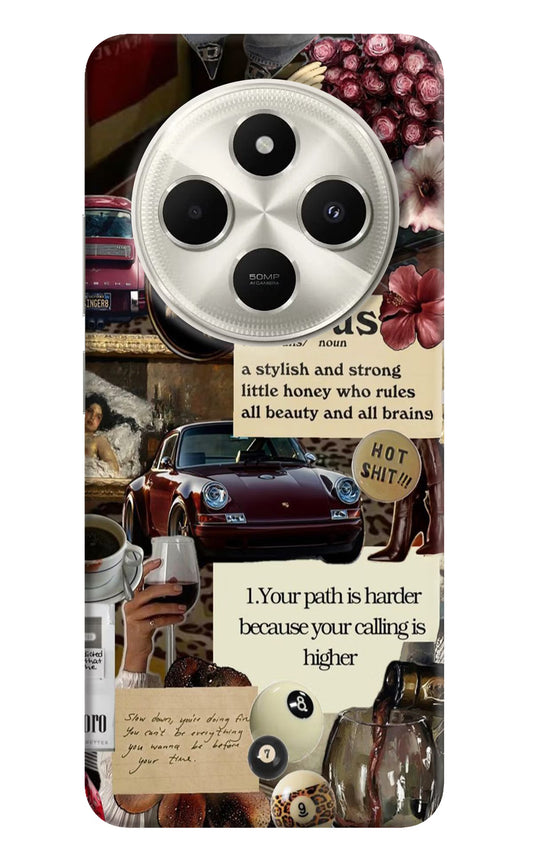 Taurus Zodiac Poco C75 5G Hard Case Back Cover by Casekaro