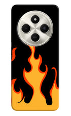 Fired Up – Black Poco C75 5G Hard Case Back Cover by Casekaro