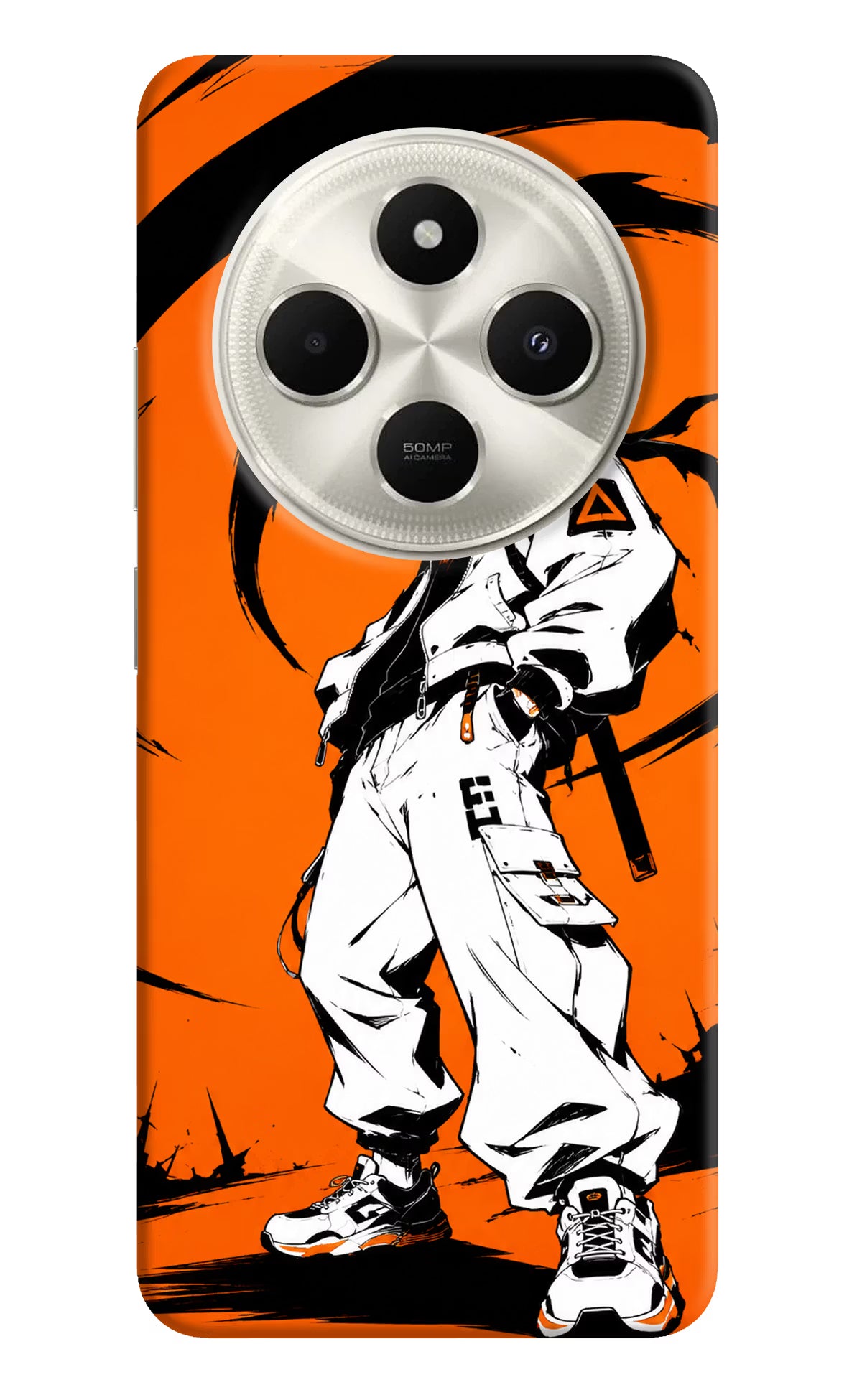 Street Samurai  Poco C75 5G Hard Case Back Cover by Casekaro
