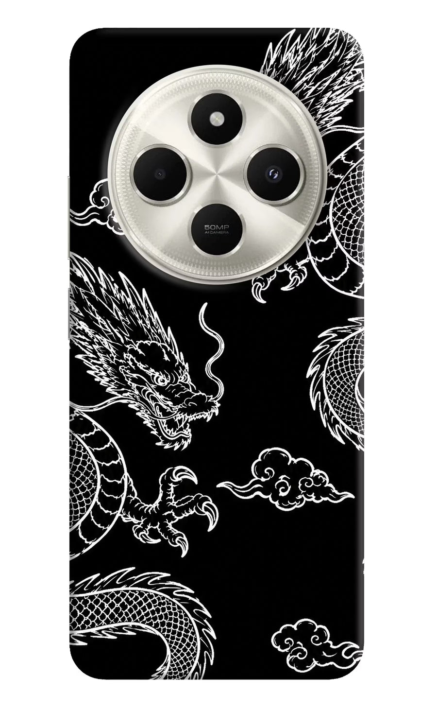 Twin Dragons Poco C75 5G Back Cover, Hard case