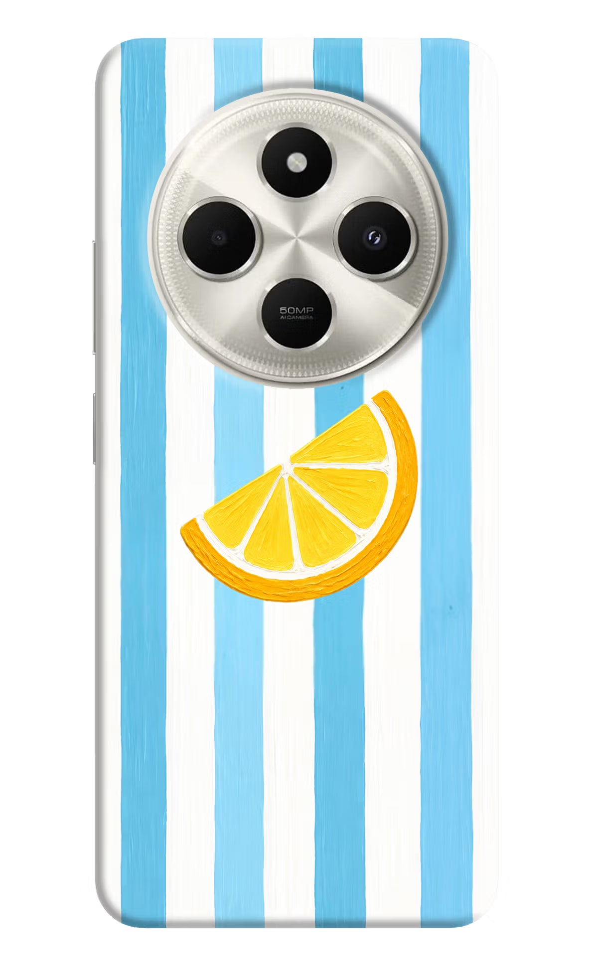Summer Lemon Poco C75 5G Hard Case Back Cover by Casekaro