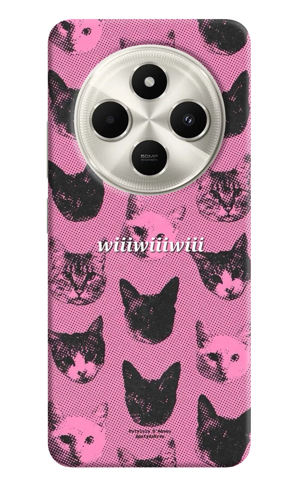 Pink Cats Poco C75 5G Back Cover