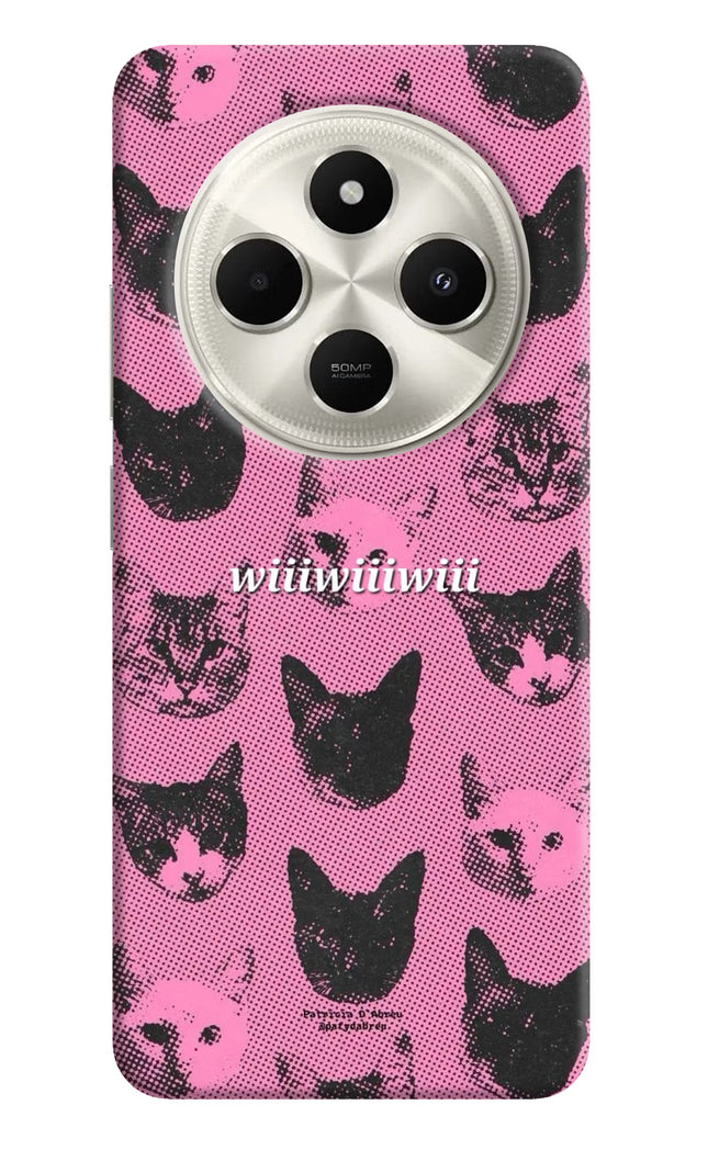Pink Cats Poco C75 5G Hard Case Back Cover by Casekaro
