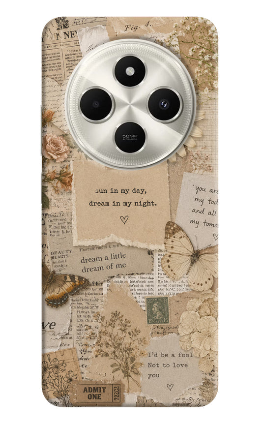 Vintage case Poco C75 5G Hard Case Back Cover by Casekaro