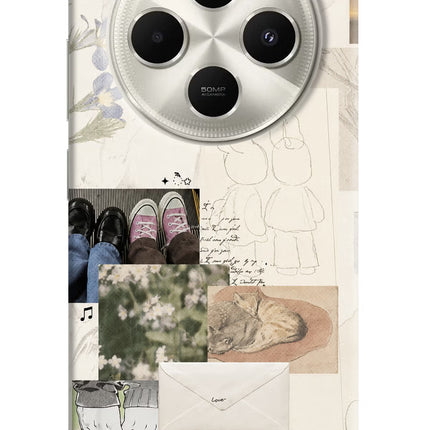Soft Aesthetic Poco C75 5G Hard Case Back Cover by Casekaro