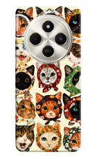 Cool Cat Poco C75 5G Hard Case Back Cover by Casekaro