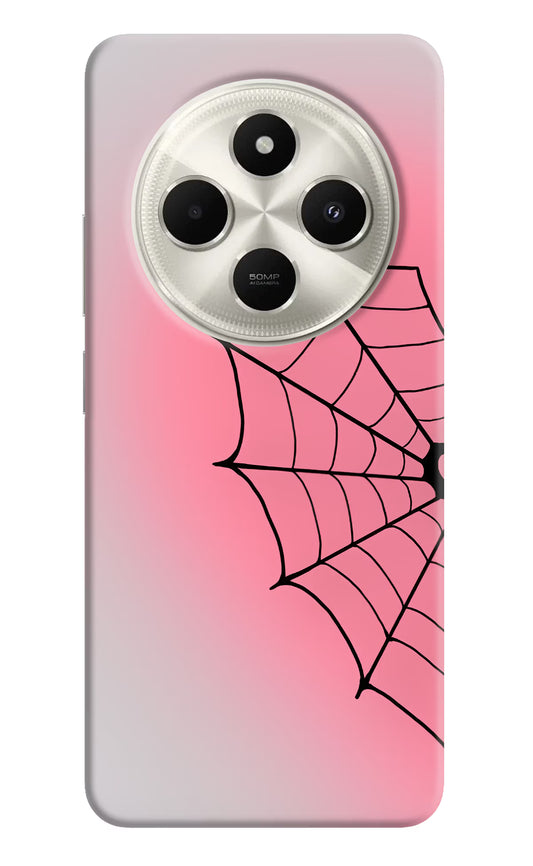 Pink Web Poco C75 5G Hard Case Back Cover by Casekaro