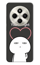 You're Right Poco C75 5G Hard Case Back Cover by Casekaro