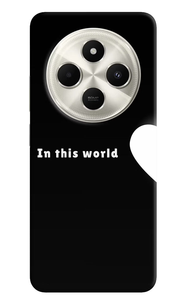 This World Poco C75 5G Hard Case Back Cover by Casekaro