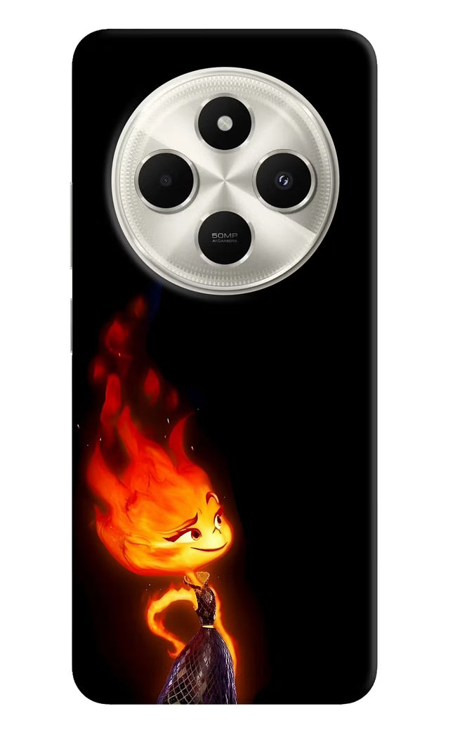 Ember Flame Poco C75 5G Hard Case Back Cover by Casekaro