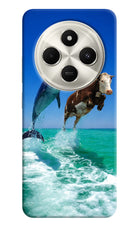 Dolphin vs Cow Poco C75 5G Hard Case Back Cover by Casekaro