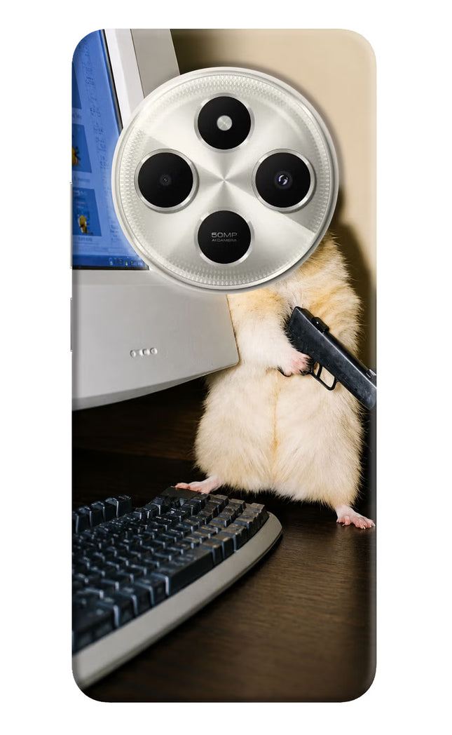 Hacker Hamster Poco C75 5G Hard Case Back Cover by Casekaro