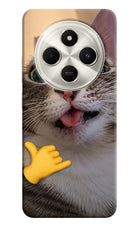 Silly Cat Call Poco C75 5G Hard Case Back Cover by Casekaro