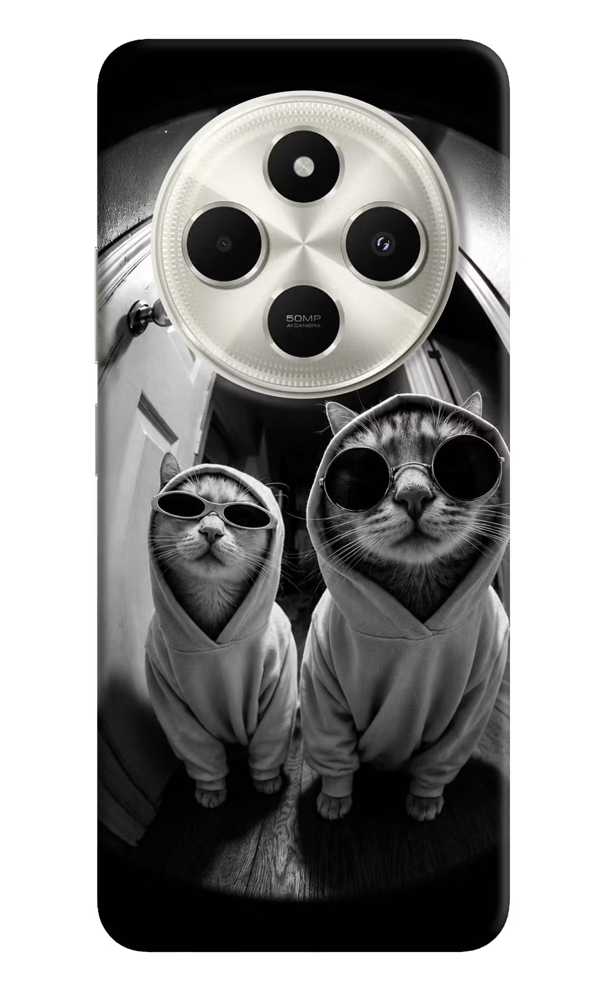 Hood Cats Poco C75 5G Hard Case Back Cover by Casekaro
