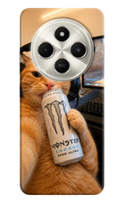 Gamer Cat Energy Poco C75 5G Hard Case Back Cover by Casekaro