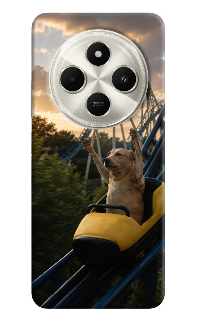 Rollercoaster Dog Poco C75 5G Hard Case Back Cover by Casekaro