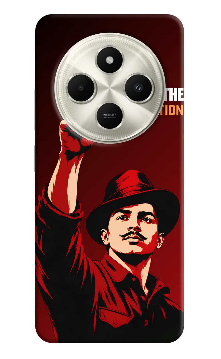 Bhagat Singh Revolution Poco C75 5G Back Cover, Hard case