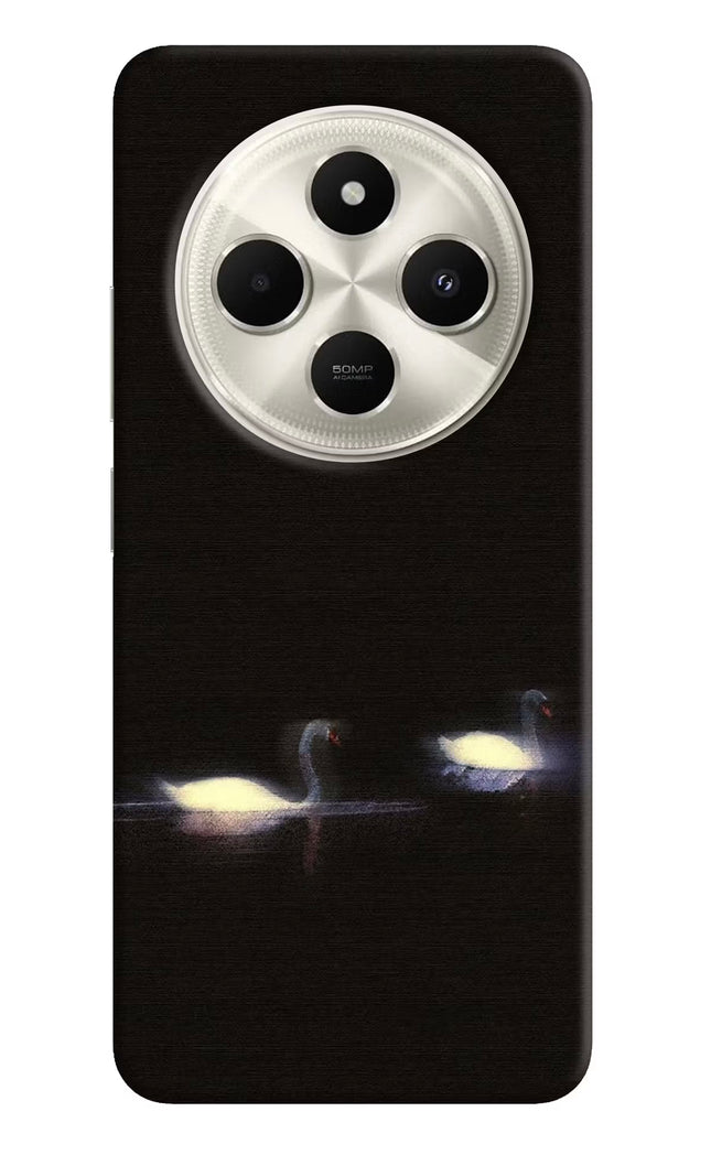 Silent Swans Poco C75 5G Hard Case Back Cover by Casekaro