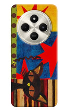 Pop Cat Poco C75 5G Hard Case Back Cover by Casekaro