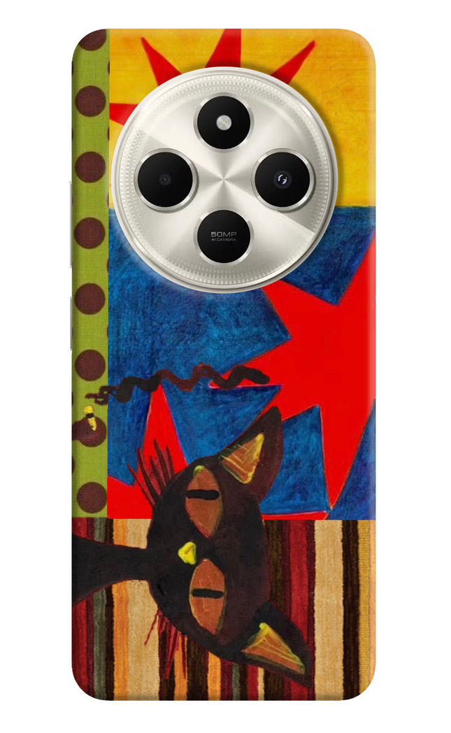 Pop Cat Poco C75 5G Hard Case Back Cover by Casekaro