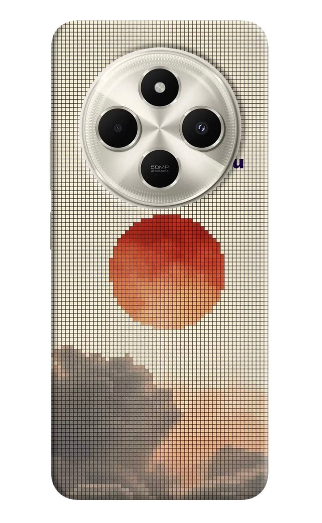 Pixel Sun Poco C75 5G Hard Case Back Cover by Casekaro