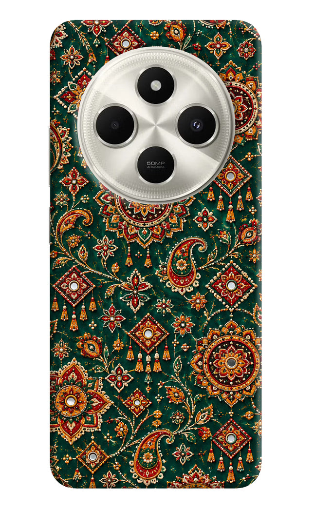 Green Pataka Poco C75 5G Hard Case Back Cover by Casekaro