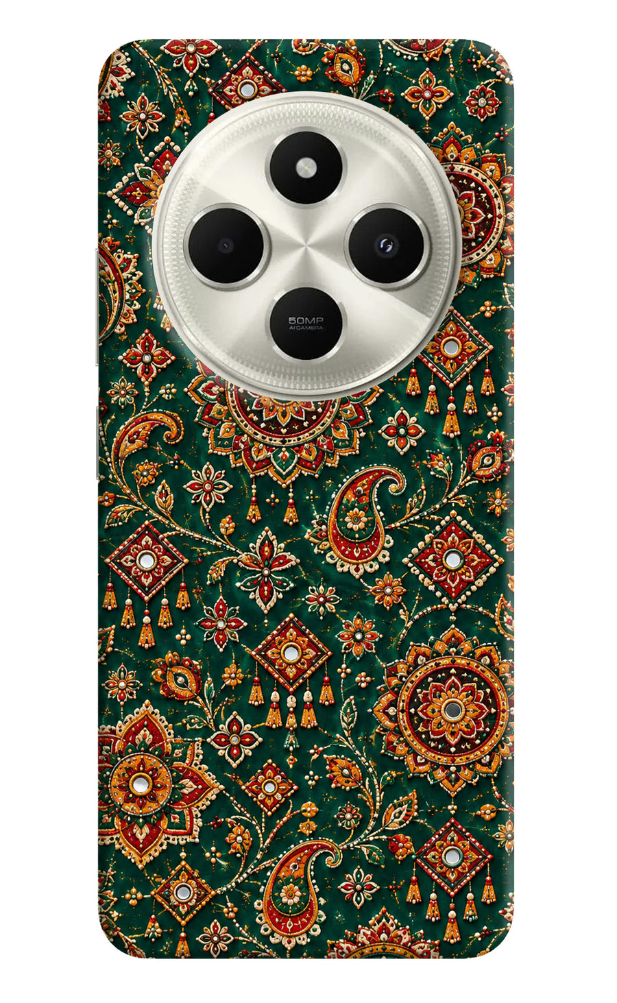 Green Pataka Poco C75 5G Back Cover, Hard case