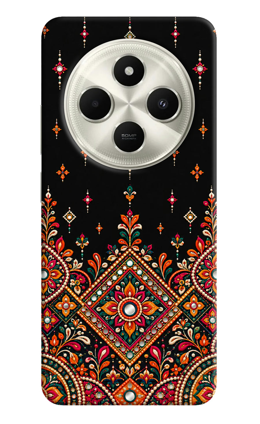 Noir Mehfil Poco C75 5G Back Cover, Hard case