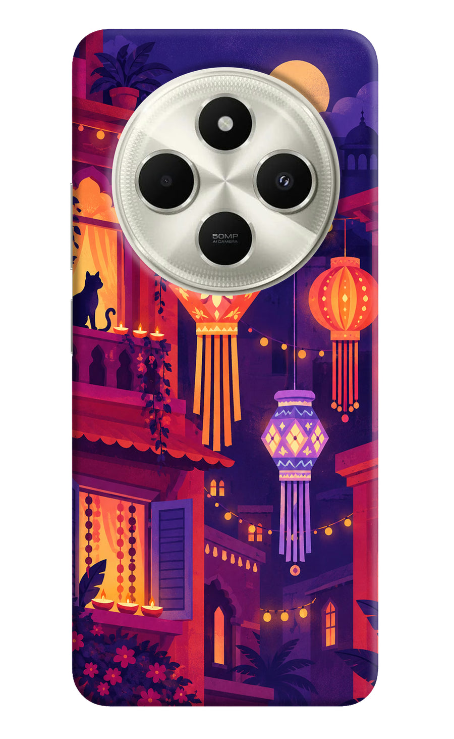 Lantern Lane Poco C75 5G Back Cover, Hard case