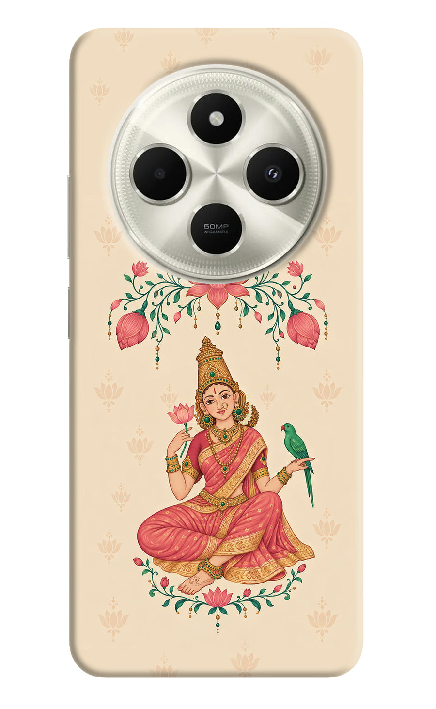 Goddess Lakshmi Poco C75 5G Back Cover, Hard case