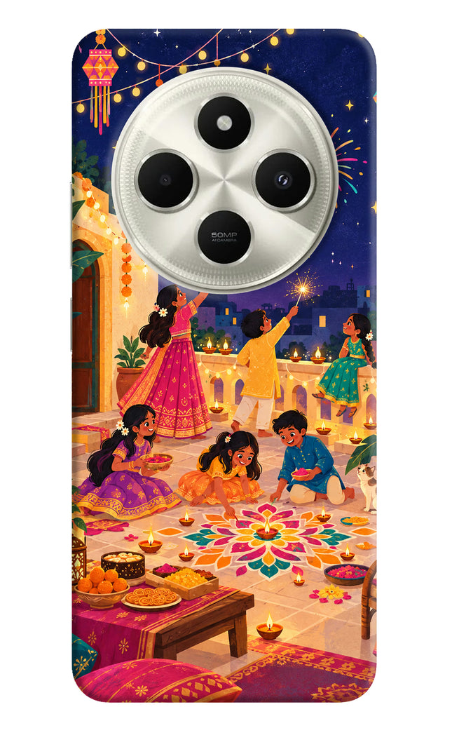 Diwali Night Poco C75 5G Back Cover
