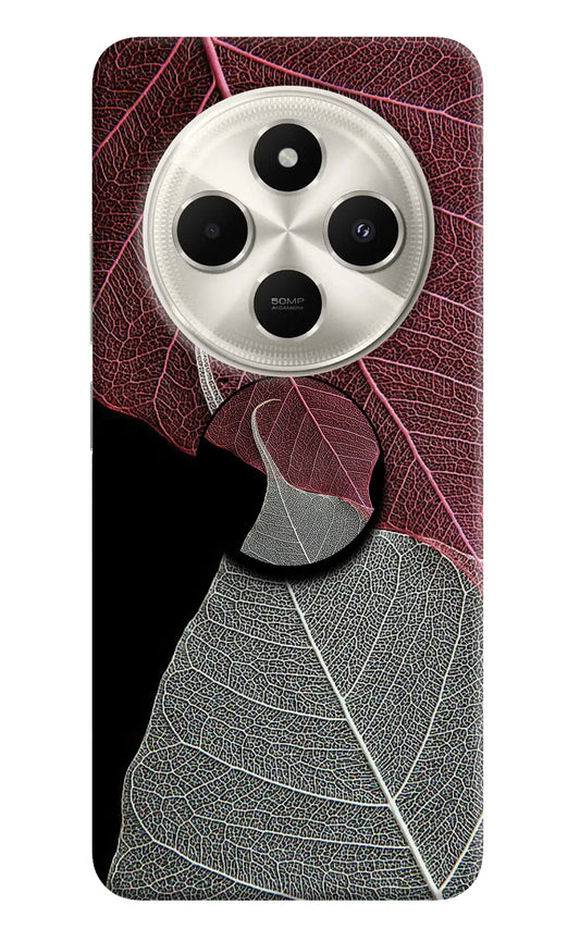 Leaf Pattern Poco C75 5G Pop Case