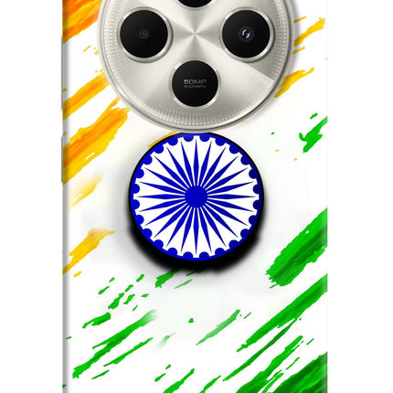 Indian Flag Ashoka Chakra Poco C75 5G Pop Case by Casekaro
