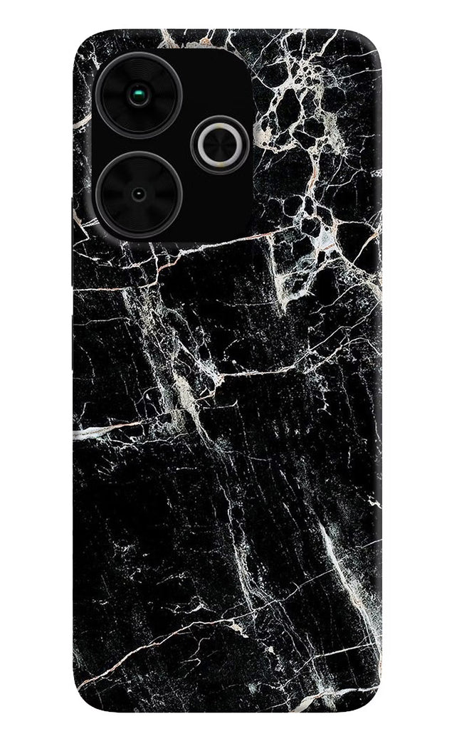 Black Marble Texture Poco M6 Plus 5G Back Cover