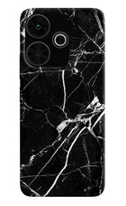 Black Marble Pattern Poco M6 Plus 5G Back Cover