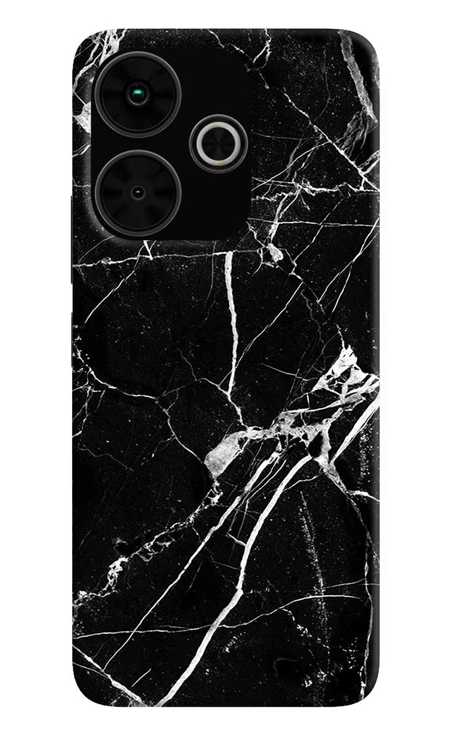 Black Marble Pattern Poco M6 Plus 5G Back Cover
