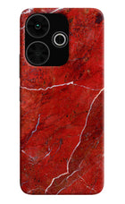 Red Marble Design Poco M6 Plus 5G Back Cover