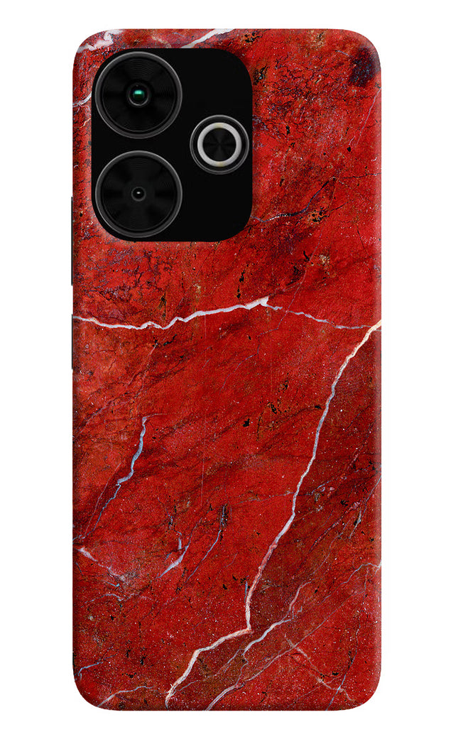Red Marble Design Poco M6 Plus 5G Back Cover