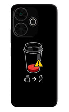 Coffee Poco M6 Plus 5G Back Cover