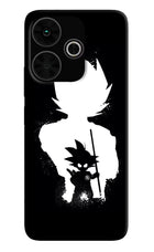 Goku Shadow Poco M6 Plus 5G Back Cover