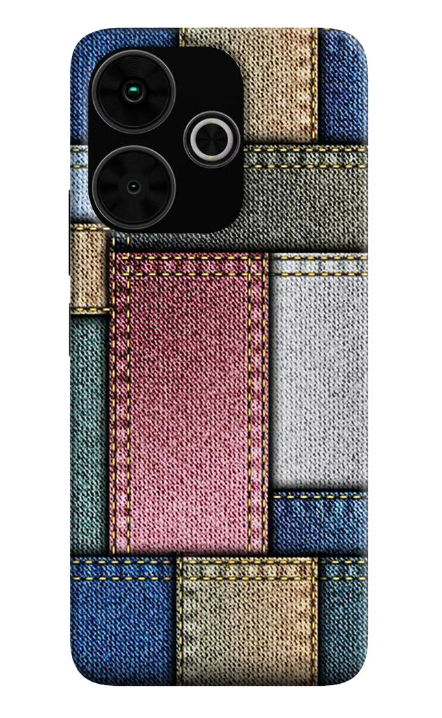 Multicolor Jeans Poco M6 Plus 5G Back Cover