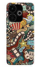 Cinema Abstract Poco M6 Plus 5G Back Cover
