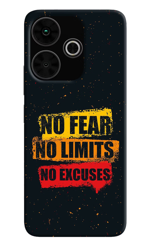 No Fear No Limits No Excuse Poco M6 Plus 5G Back Cover